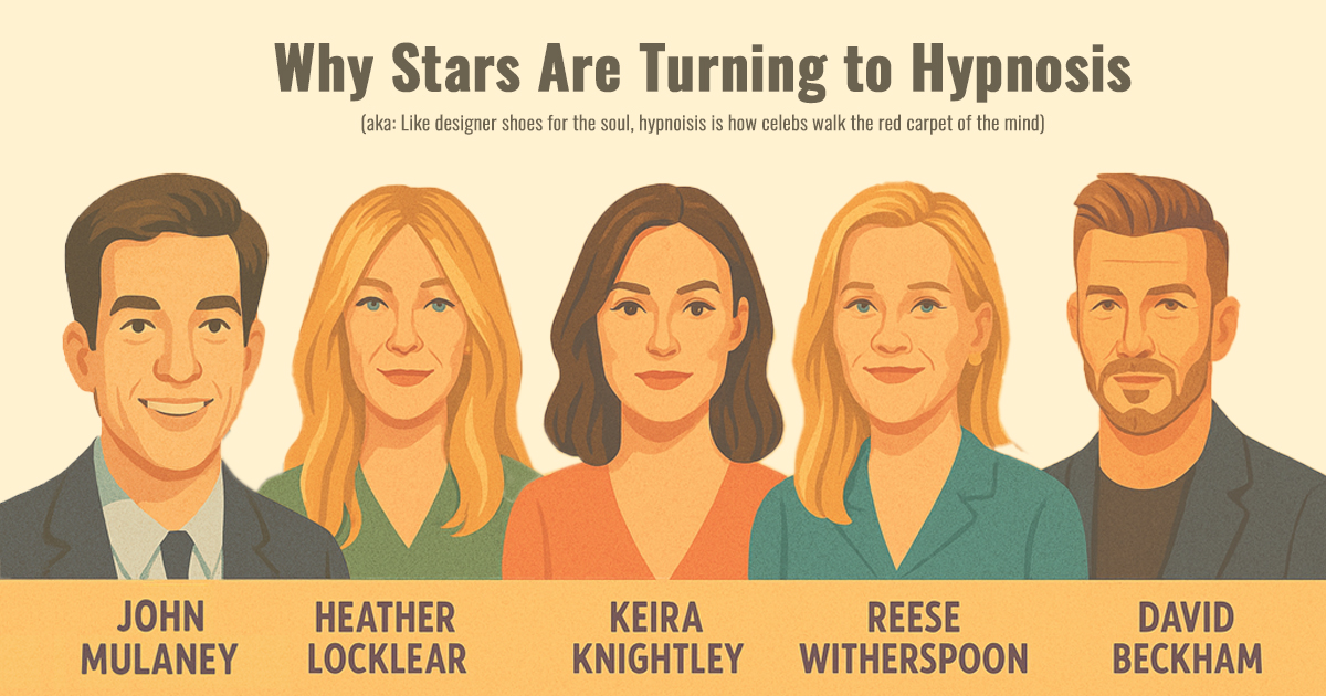 Trance Formation: Why the Stars Are Turning to Hypnosis. Like slipping into designer shoes for the soul, hypnotherapy is how celebs walk the red carpet of the mind.