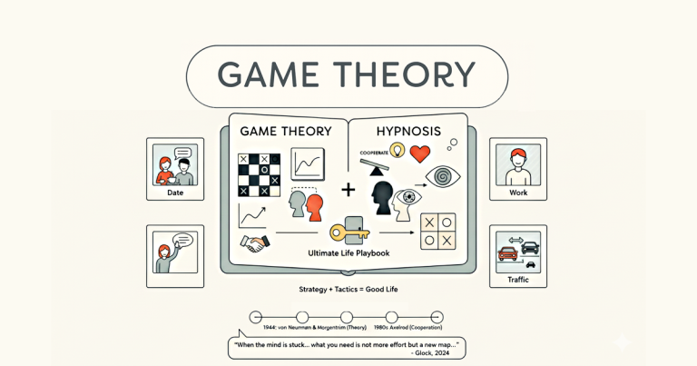 Cheat Codes for Life: How Game Theory and Hypnosis Rewire Your Mind for Calm, Confidence, and Success