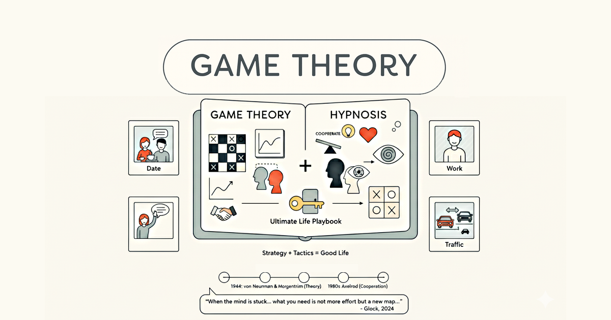 Cheat Codes for Life: How Game Theory and Hypnosis Rewire Your Mind for Calm, Confidence, and Success