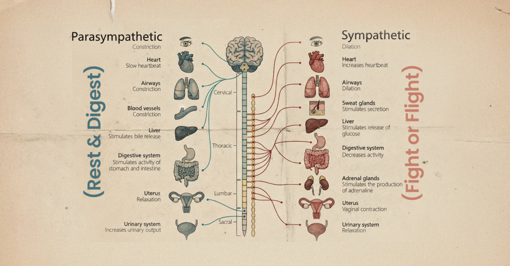 Fight or flight! The Parasympathetic system and how it works.
