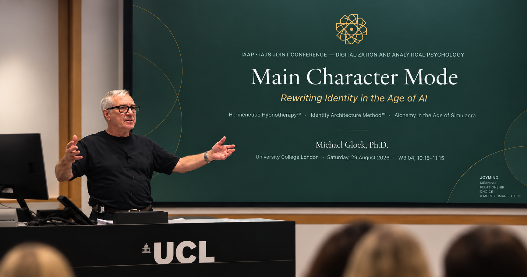 Joymind at the IAAP-IAJS conference, UCL London, August 2026